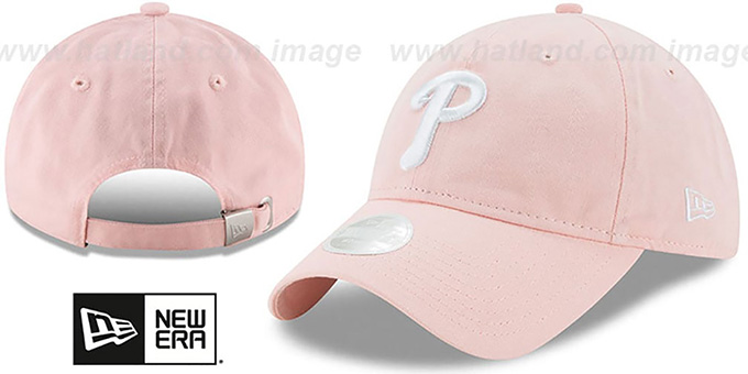 Phillies 'WOMENS PREFERRED PICK STRAPBACK' Light Pink Hat by New Era