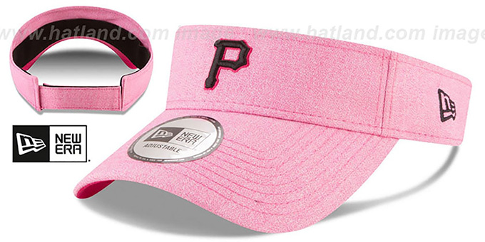 Pirates '2018 MOTHERS DAY VISOR' Heather Pink by New Era