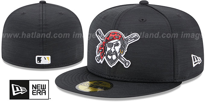 Pittsburgh Pirates 2023 CLUBHOUSE Heather Black Fitted Hat