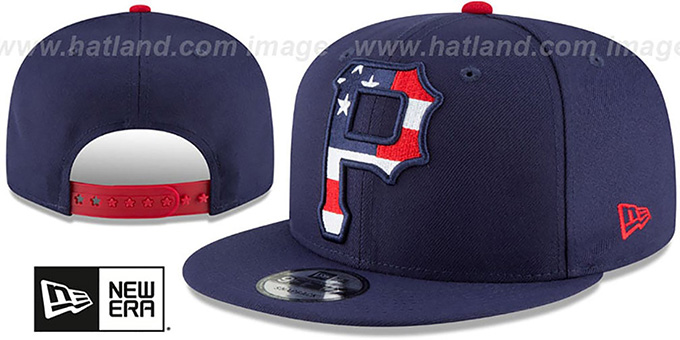 Pirates 'FLAG FILL INSIDER SNAPBACK' Navy Hat by New Era