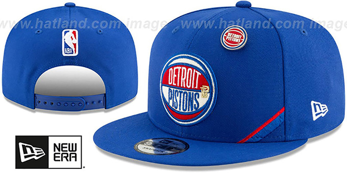 Pistons '2019 NBA DRAFT SNAPBACK' Royal Hat by New Era