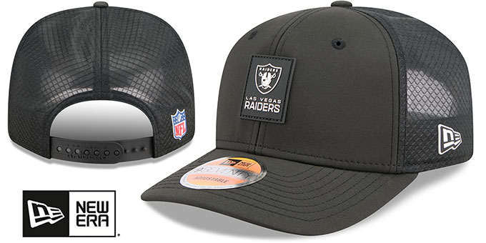 Raiders '2025 HOT WEATHER NFL SIDELINE SNAPBACK' Black Hat by New Era