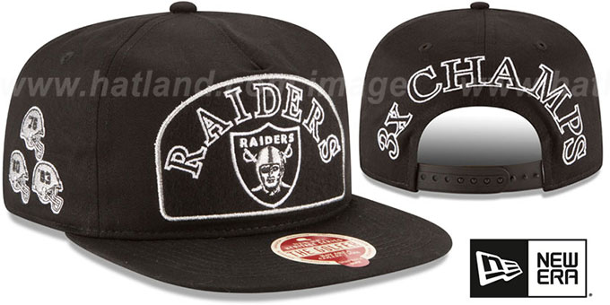 Raiders 'BAY AREA CHAMPS SNAPBACK' Black Hat by New Era