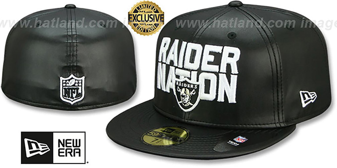 raiders hat black