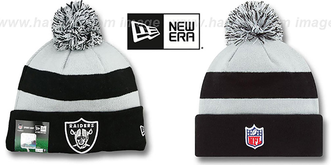 Raiders 'STADIUM' Knit Beanie Hat by New Era