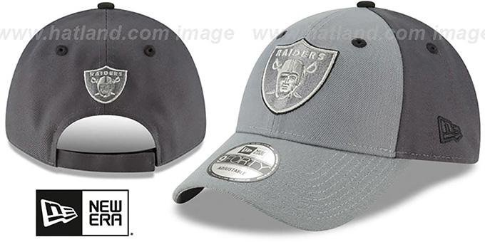 Raiders 'THE-LEAGUE GREY-POP STRAPBACK' Hat by New Era