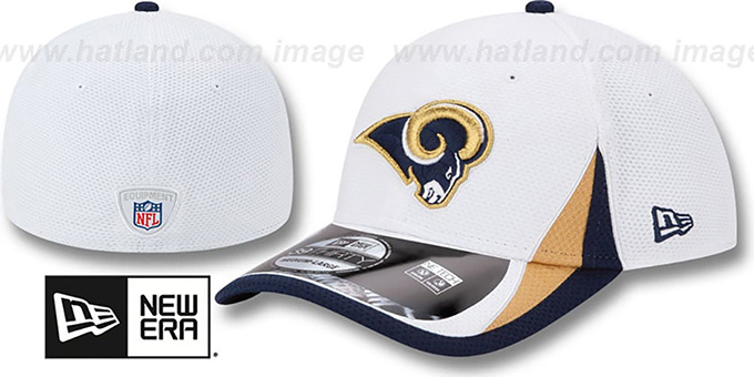 Rams '2013 NFL TRAINING FLEX' White Hat by New Era