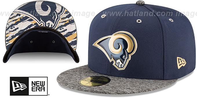 Rams '2016 NFL DRAFT' Fitted Hat by New Era