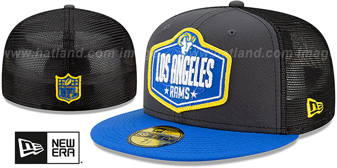 Rams '2021 NFL TRUCKER DRAFT' Fitted Hat by New Era
