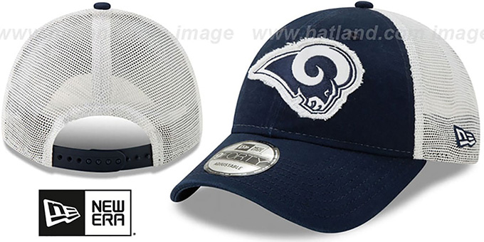 Rams 'FRAYED LOGO TRUCKER SNAPBACK' Hat by New Era