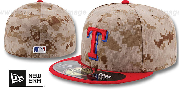 Rangers '2014 STARS N STRIPES' Fitted Hat by New Era