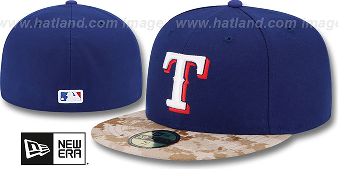 Rangers '2015 STARS N STRIPES' Fitted Hat by New Era