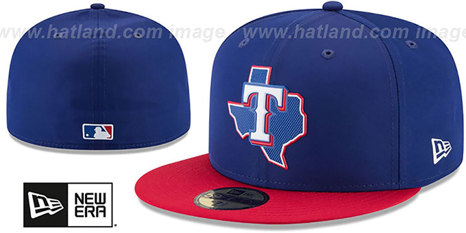 Rangers '2018 PROLIGHT-BP' Royal-Red Fitted Hat by New Era