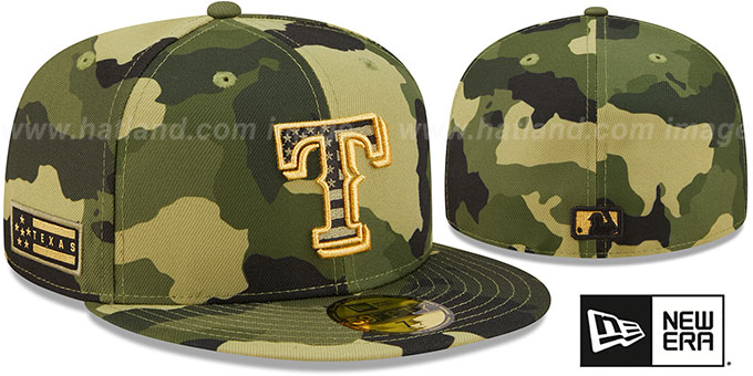 Rangers 2022 ARMED FORCES 'STARS N STRIPES' Hat by New Era