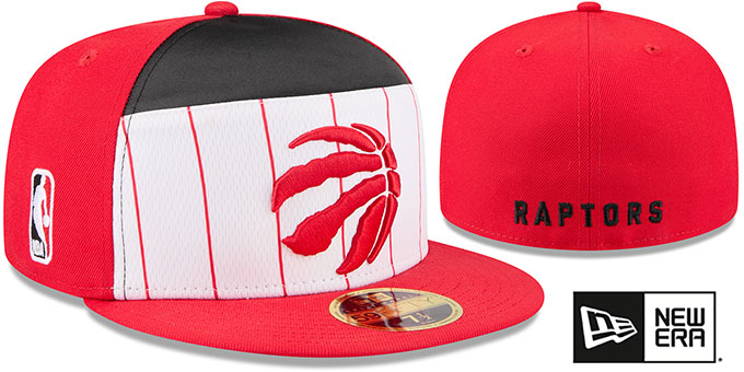Raptors '2025-26 NBA SPLIT PANEL TIP OFF' Fitted Hat by New Era