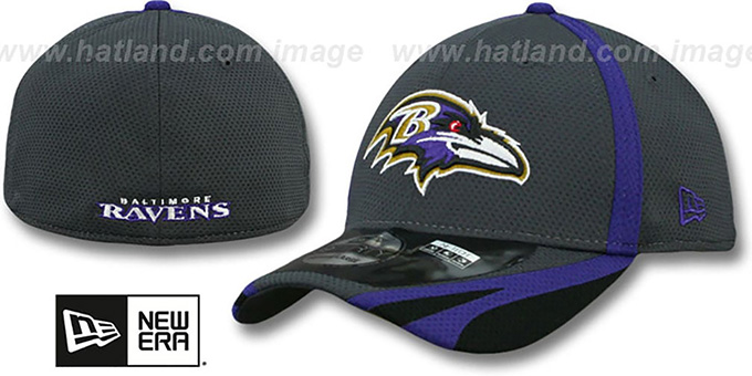 Ravens '2014 NFL TRAINING FLEX' Graphite Hat by New Era