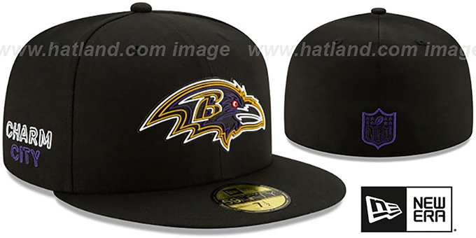 Ravens '2020 NFL VIRTUAL DRAFT' Black Fitted Hat by New Era