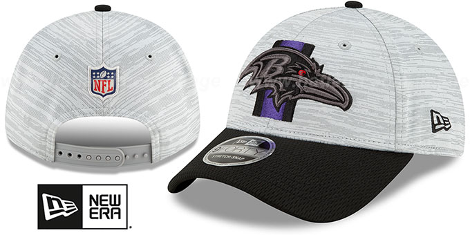 Ravens '2021 NFL TRAINING CAMP STRETCH-SNAP' Hat by New Era