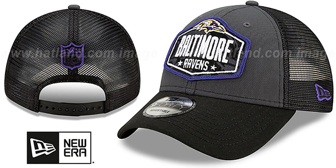 Ravens '2021 NFL TRUCKER DRAFT 940 SNAP' Hat by New Era