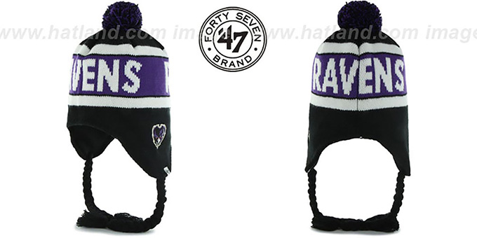 Ravens 'CRANBROOK' Knit Beanie Hat by Twins 47 Brand