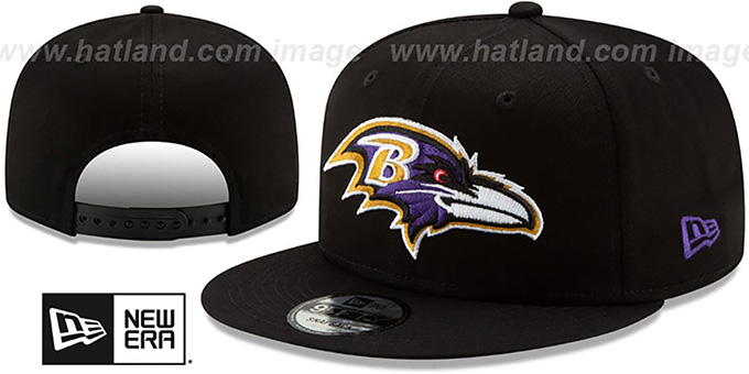 Ravens 'TEAM-BASIC SNAPBACK' Black Hat by New Era