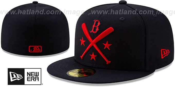 Red Sox '2019 MLB ALL-STAR ALTERNATE WORKOUT' Navy Fitted Hat by New Era
