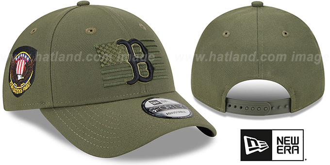 Red Sox 2023 ARMED FORCES 'STARS N STRIPES SNAPBACK' Hat by New Era
