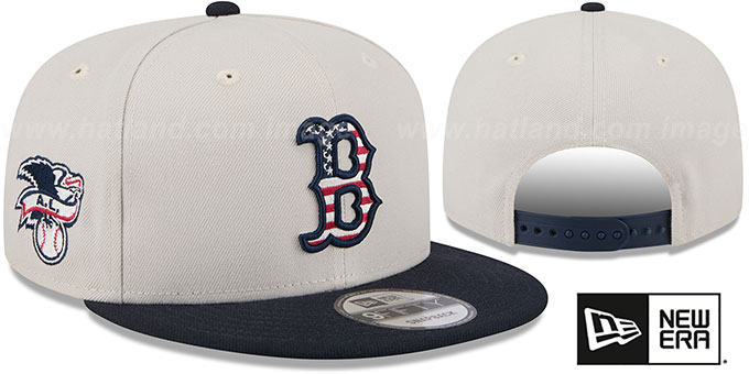 Red Sox 2024 'JULY 4TH STARS N STRIPES SNAPBACK' Hat by New Era