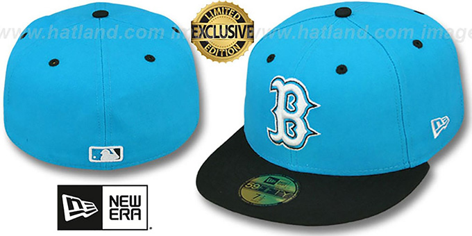 Red Sox '2T-GAMMA' Blue-Black Fitted Hat by New Era