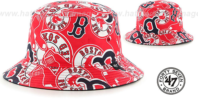 Red Sox 'BRAVADO BUCKET' Hat by Twins 47 Brand