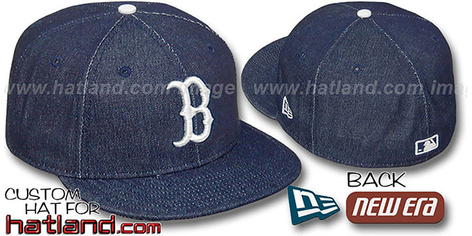 Red Sox 'DENIM' Fitted Hat by New Era