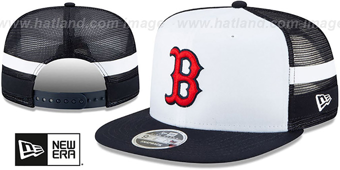 Red Sox 'SIDE-STRIPED TRUCKER SNAPBACK' Hat by New Era