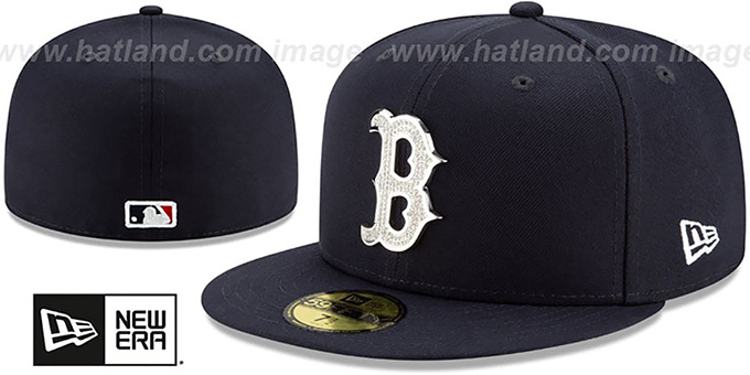 Red Sox 'TEAM-GEM' Navy Fitted Hat by New Era