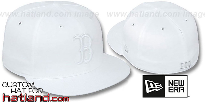 Red Sox 'WHITEOUT' Fitted Hat by New Era