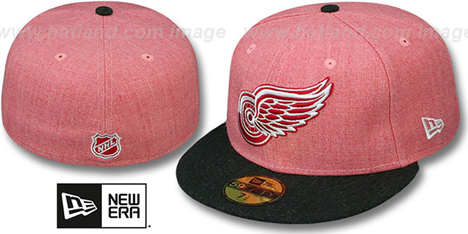 Red Wings '2T-HEATHER ACTION' Red-Charcoal Fitted Hat by New Era