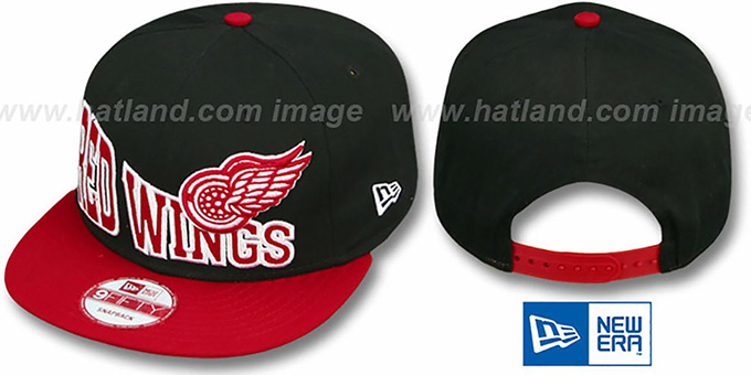 Red Wings 'STOKED SNAPBACK' Black-Red Hat by New Era