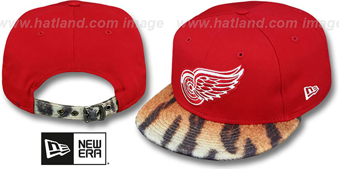 Red Wings 'TIGER ANIMALISTIC-FUR VIZA STRAPBACK' Hat by New Era