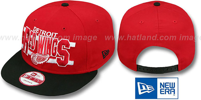 Red Wings 'WORDSTRIPE SNAPBACK' Red-Black Hat by New Era