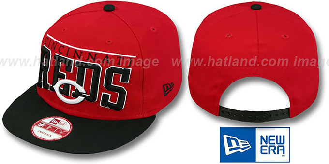 Reds 'LE-ARCH SNAPBACK' Red-Black Hat by New Era