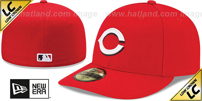 Reds 'LOW-CROWN' HOME Fitted Hat by New Era