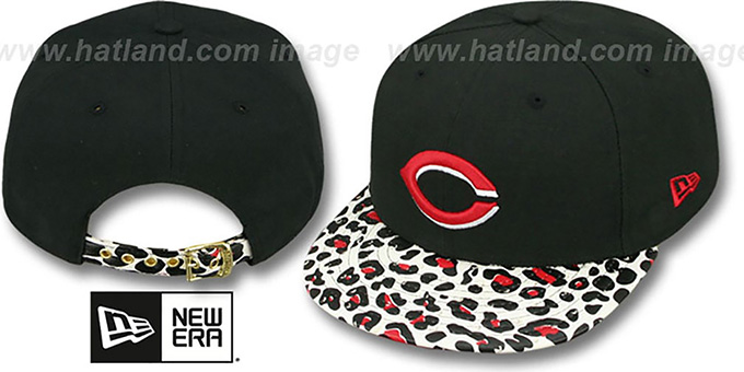 Reds 'OSTRICH-LEOPARD STRAPBACK' Hat by New Era