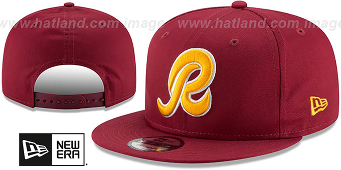 Redskins 'ALTERNATE TEAM-BASIC SNAPBACK' Burgundy Hat by New Era