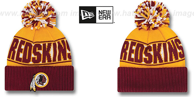 Redskins 'REP-UR-TEAM' Knit Beanie Hat by New Era