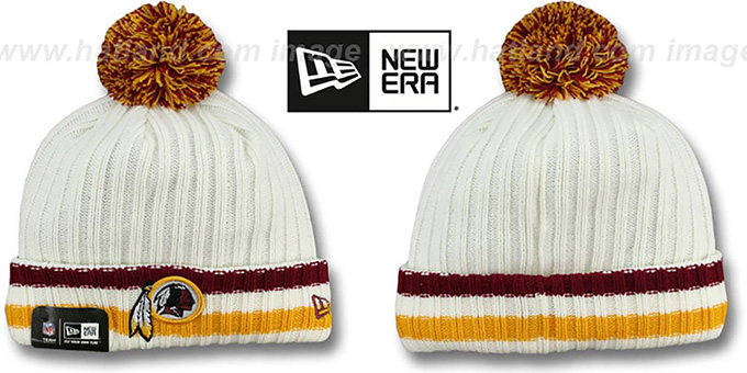 Redskins 'YESTER-YEAR' Knit Beanie Hat by New Era