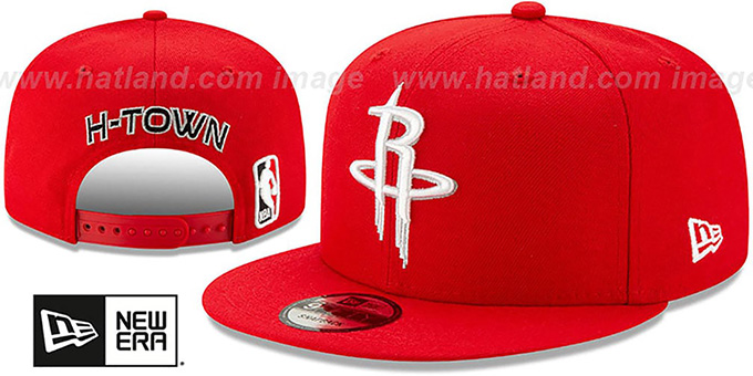 Rockets 19-20 'CITY-SERIES' ALTERNATE SNAPBACK Red Hat by New Era