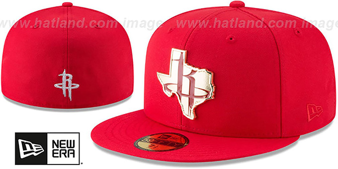 houston rockets fitted hats