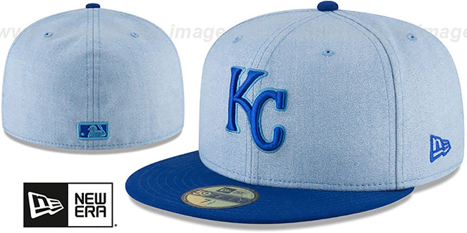Royals '2018 FATHERS DAY' Sky-Royal Fitted Hat by New Era