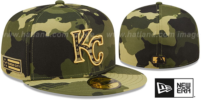 Royals 2022 ARMED FORCES 'STARS N STRIPES' Hat by New Era
