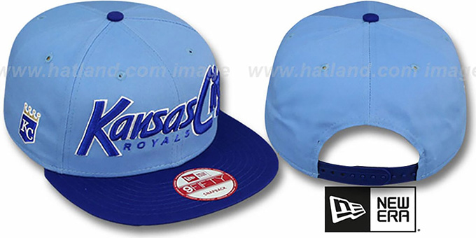 Royals 'SNAP-IT-BACK SNAPBACK' Sky-Royal Hat by New Era
