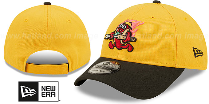RubberDucks 'COPA STRAPBACK' Gold-Black Hat by New Era